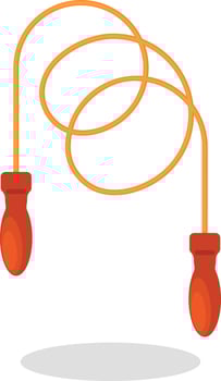 Vector Illustration Of A Battle Rope