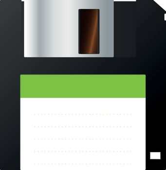 Vector Illustration Of A Vintage Storage Unit