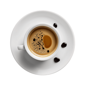 Cup of espresso coffee png
