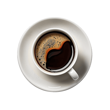 Cup of espresso coffee png