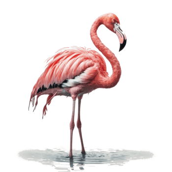Cute Pink Flamingo. png