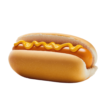 Tasty Hot Dog Isolated png