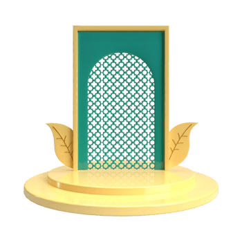 3D Render Podium png