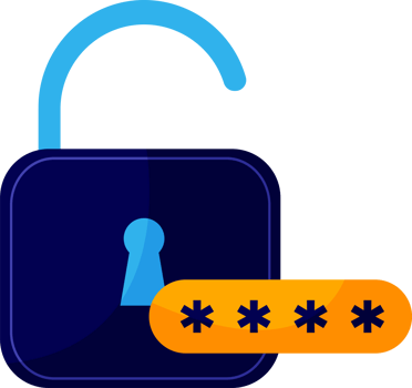 Digital data protection design element icon. Cyber security illustration. Cloud computing network safety concept png