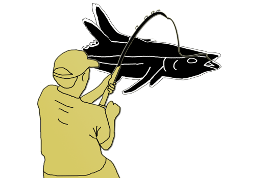 Fishing is the activity of trying to catch fish png