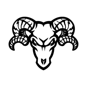 Ram esports logo design illustration vector