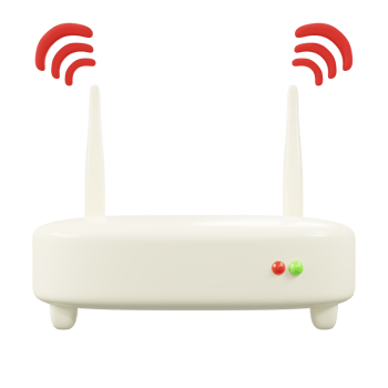 3d icon minimal router png