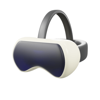 3d icon minimal VR headset png