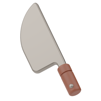Knife Kitchen Tools 3D Illustration png