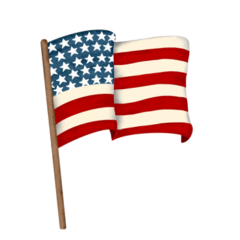 American flag 4th of july independence day png clipart