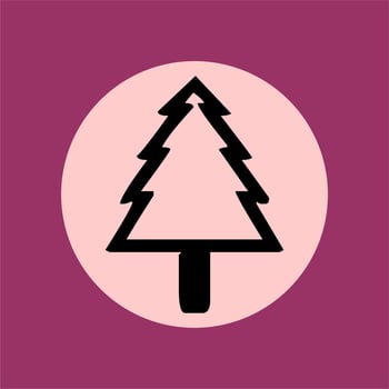 This illustration of a tree is a colorful and detailed depiction of a lush forest tree. Perfect for use in educational materials, nature guides, and marketing materials for eco-friendly products. vector