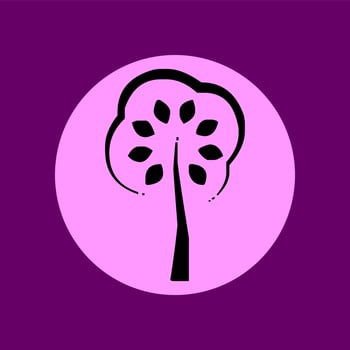 This illustration of a tree is a colorful and detailed depiction of a lush forest tree. Perfect for use in educational materials, nature guides, and marketing materials for eco-friendly products. vector
