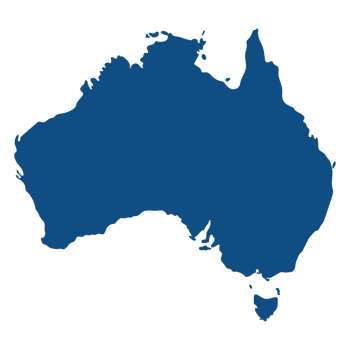 Map of Australia, blue color map png