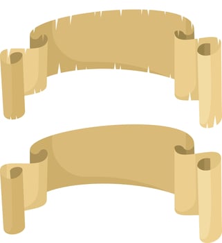 Old Ribbons, Vector Illustration