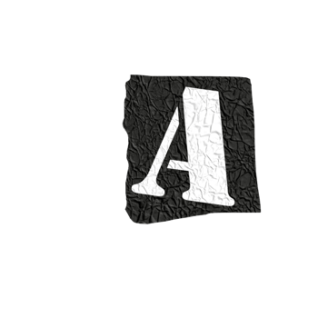 ransom font. Letters cut-outs from newspaper or magazine. Character set. Ransom colorful text png