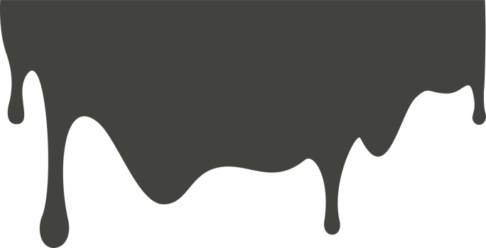 Melted drips and liquid paint drops. Current chocolate, ink, honey or syrup. Oil and cream blobs png