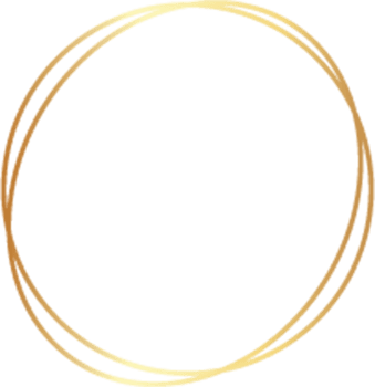 Gold circle border png
