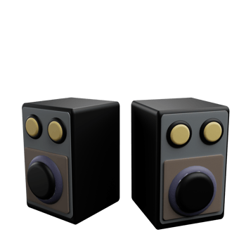 Speaker 3d icon png