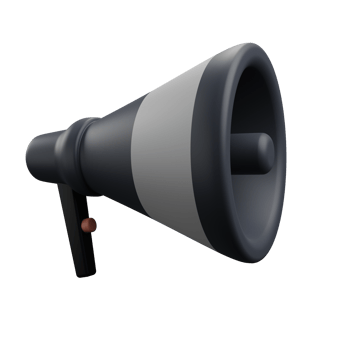 Megaphone 3d icon png