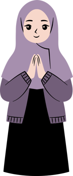 eid mubarak greeting pose cartoon character png
