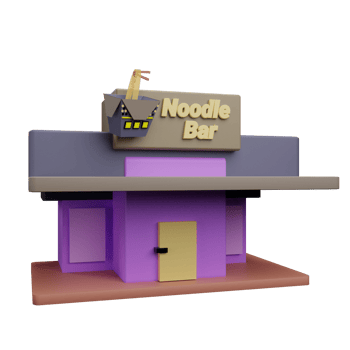 Noodle bar 3d icon png
