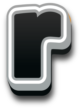 Black bold alphabet letters png