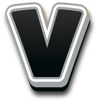 Black bold alphabet letters png