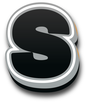 Black bold alphabet letters png