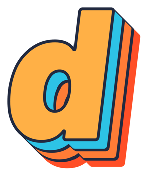 Pop art alphabet letters png