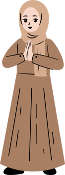 eid mubarak greeting islamic cartoon character png