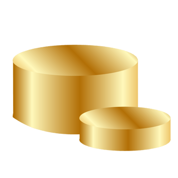 Golden podium for product display png