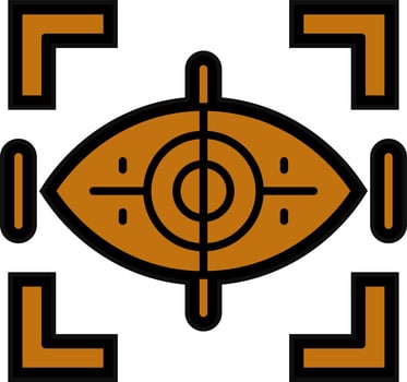 Eye Tracking Vector Icon Design