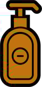 Hand Sanitizer Vector Icon Design