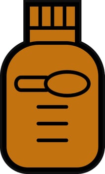 Syrup Vector Icon Design