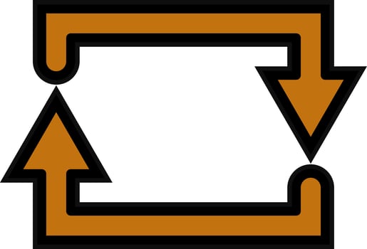 Rectangular Arrow Vector Icon Design