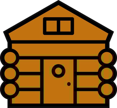 Cabin Vector Icon Design