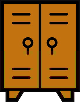 Lockers Vector Icon Design