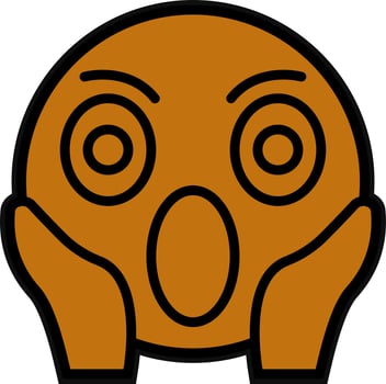 Yelling Vector Icon Design