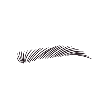 Black Eyebrow Drawing png