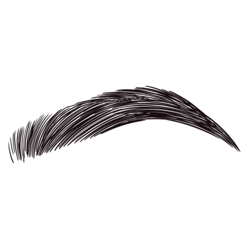 Black Eyebrow Drawing png