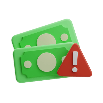 Money Corruption illegal money 3d Illustration png