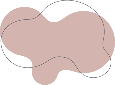 Pastel organic shape. Abstract irregular blot in minimal trendy design with outline circles. Forms for poster story frame png