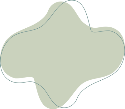 Green organic shape. Abstract amoeba blots in minimal trendy design with outline circles. Forms for poster story frames png