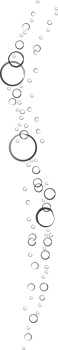 Bubbles of fizzy drink, air or soap. Vertical streams of water. Outline doodle illustration png
