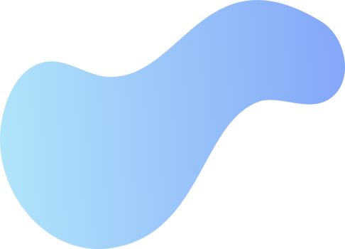Abstract fluid shape. Gradient liquid element. Amoeba splash design png