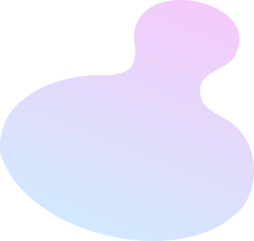 Abstract fluid shape. Gradient liquid element. Amoeba splash design png