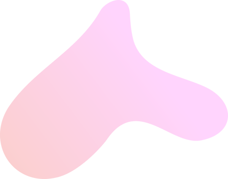 Abstract fluid shape. Gradient liquid element. Amoeba splash design png