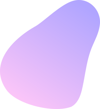 Abstract fluid shape. Gradient liquid element. Amoeba splash design png