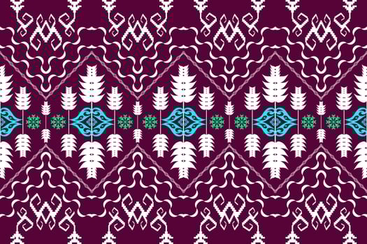 Geometric ethnic oriental traditional art pattern.Figure tribal embroidery style.Design for ethnic background,wallpaper,clothing,wrapping,fabric,element,sarong,vector illustration vector