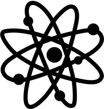 Atom Illustration Icon vector
